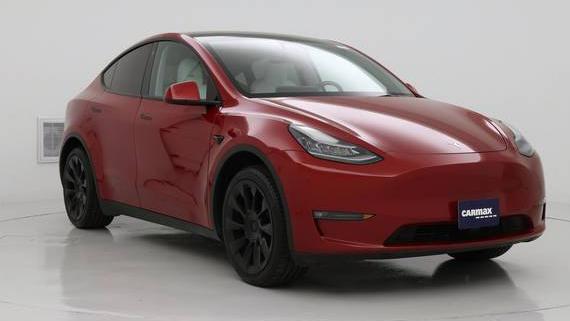 TESLA MODEL Y 2021 5YJYGDED0MF103461 image